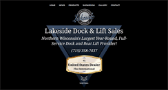 Desktop Screenshot of lakesidedocks.com